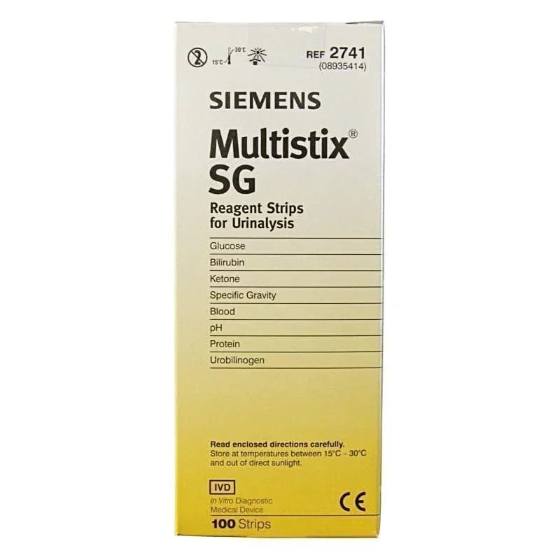 Siemens Multistix SG Urine Reagent Test Strips x 100 - Siemens EasyMeds Pharmacy