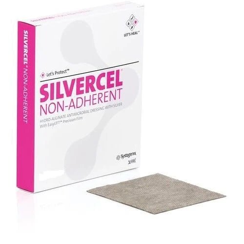 Silvercel Non-Adherent Dressing 5cm x 5cm x 10 - Systagenix EasyMeds Pharmacy