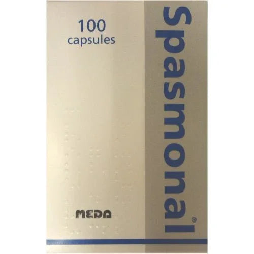 Spasmonal 60mg Capsules x 100 - Meda Pharma EasyMeds Pharmacy