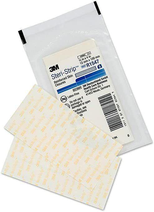 Steri-Strip 3M Reinforced Skin Closures Strip Envelope - 12 x 6 Strips - Steri-Strip EasyMeds Pharmacy
