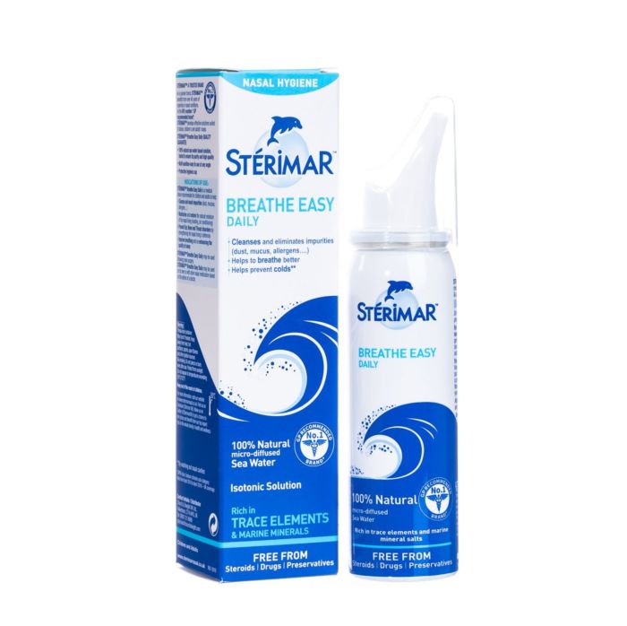 Sterimar Isotonic Nasal Hygiene 100% Natural Sea Water Spray 100ml x 1 - Sterimar EasyMeds Pharmacy