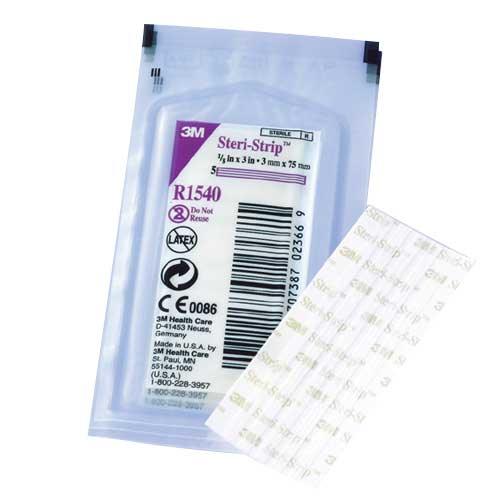 Steristrip Closures 3 x 75mm x 60 strips - Steri-Strip EasyMeds Pharmacy