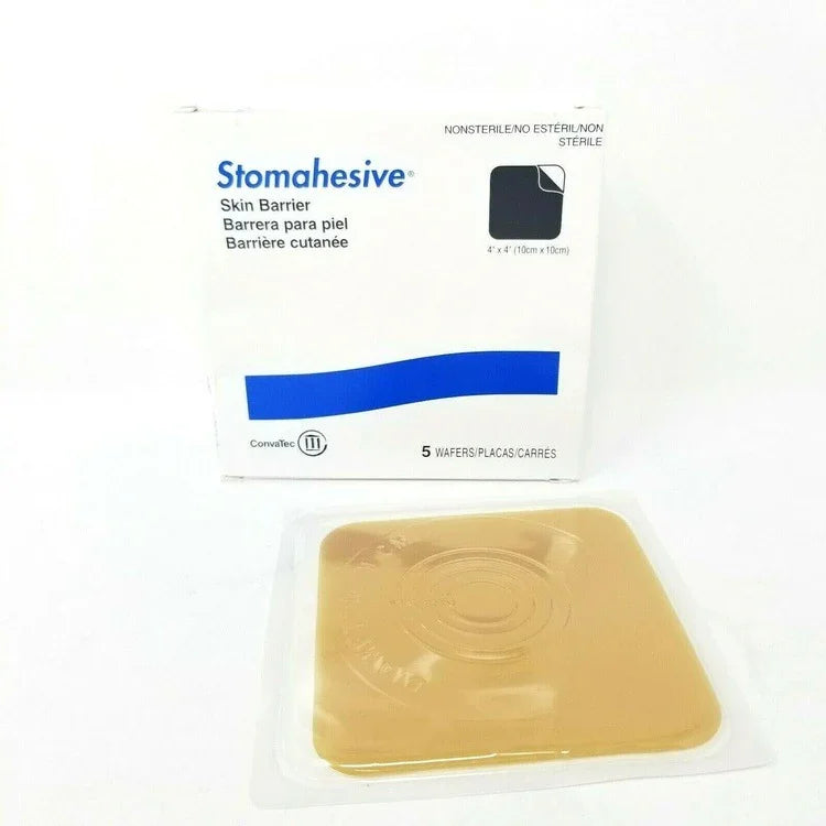 Stomahesive Skin Barrier Wafers 10cm x 10cm x 5 (S100) - ConvaTec EasyMeds Pharmacy