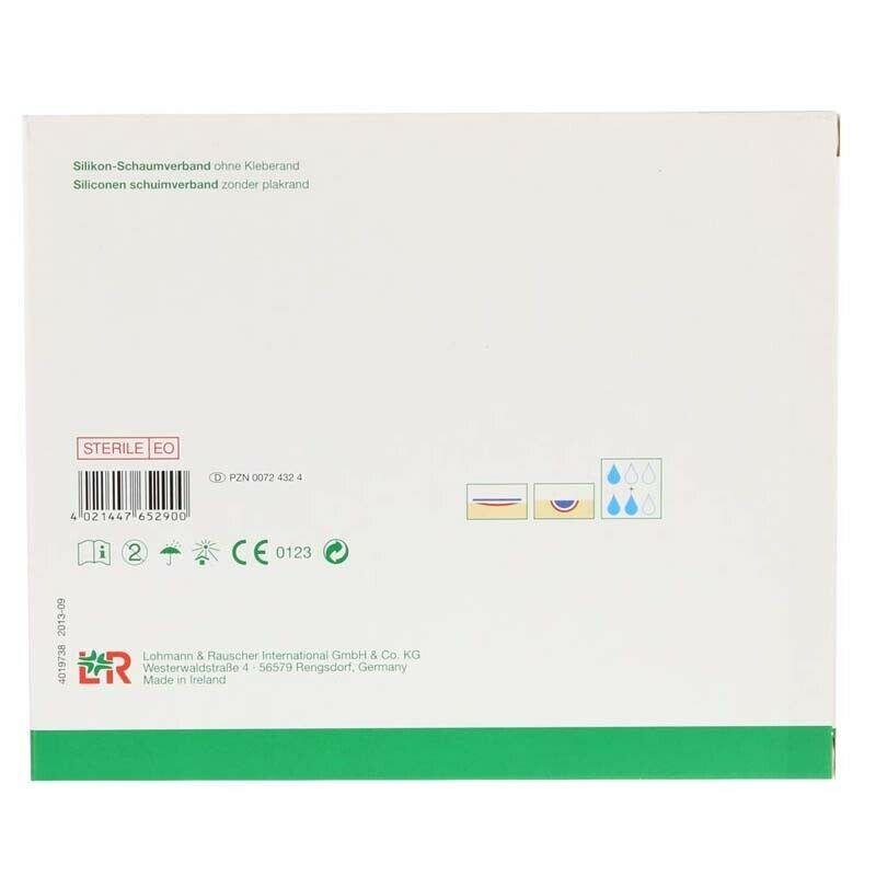 Suprasorb P Sensitive Non Border Silicone Dressing 10cm x 20cm x 10 - Lohmann & Rauscher EasyMeds Pharmacy