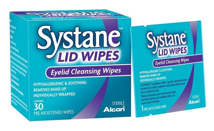 Systane Eyelid Cleansing Wipes - 30 x 3 Packs - Alcon EasyMeds Pharmacy