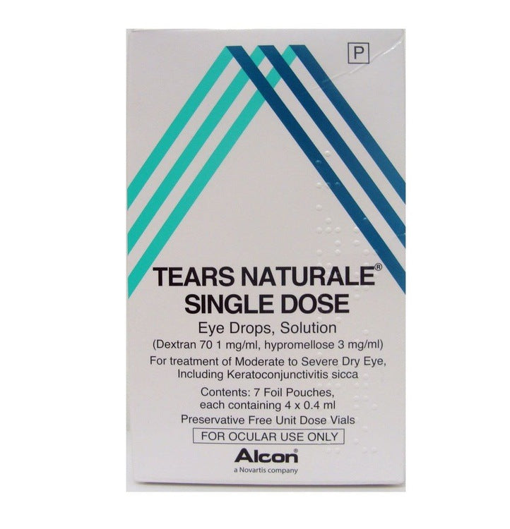 Tears Naturale Single Dose Eye Drops 28 x 0.4ml - Dry Eye Drops - Alcon EasyMeds Pharmacy