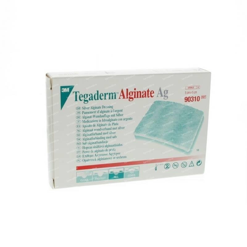 Tegaderm Alginate AG Silver Dressings 5cm x 5cm - 3M EasyMeds Pharmacy