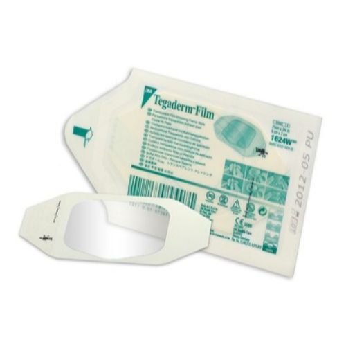 Tegaderm Film Dressings 6cm x 7cm 3M x 50 - Tattoo/Burns/Wounds/Abrasions 1624W (50) -   3M EasyMeds Pharmacy