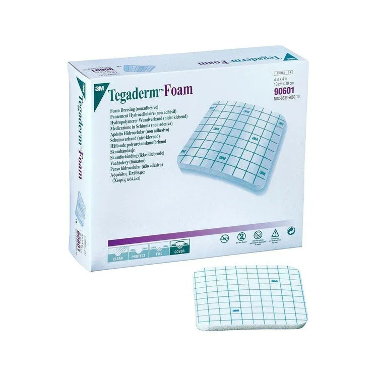 Tegaderm Foam Non Adhesive Dressings 10cm x 10cm - 3M EasyMeds Pharmacy