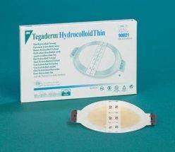 Tegaderm Hydrocolloid Thin Oval 13.3cm x 15.2cm Dressing x 10 (Ref 90023) - 3M EasyMeds Pharmacy