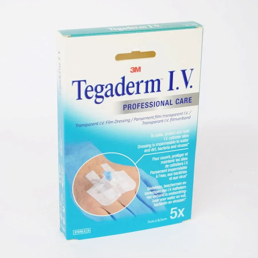 Tegaderm IV Transparent Peripheral Dressings 7cm x 8.5cm x 5 - Tegaderm EasyMeds Pharmacy