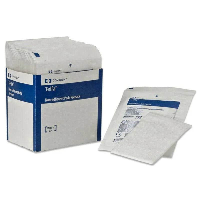 Telfa Non Adherent Absorbent Dressing 20cm x 7.5cm, Pack 50, 100 - Aria Medical Ltd EasyMeds Pharmacy