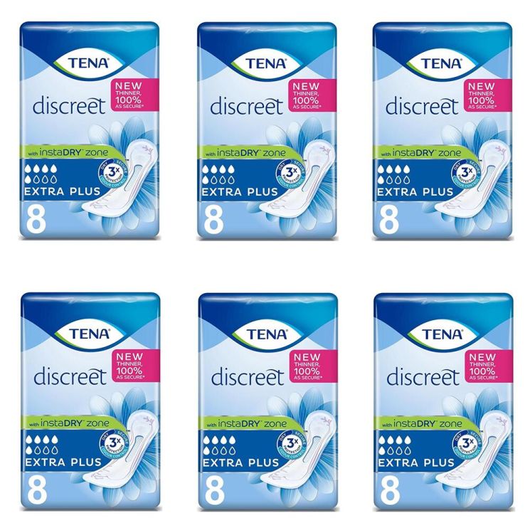 TENA Lady Discreet Extra Plus Pads - 12 Packs of 8 - Free UK P&P - Tena EasyMeds Pharmacy