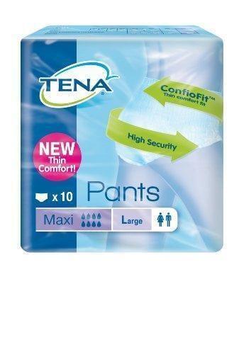 Tena Pants Maxi Large, Box of 40 Pull-Up Protective Underwear/Incontinence Pants - Tena EasyMeds Pharmacy