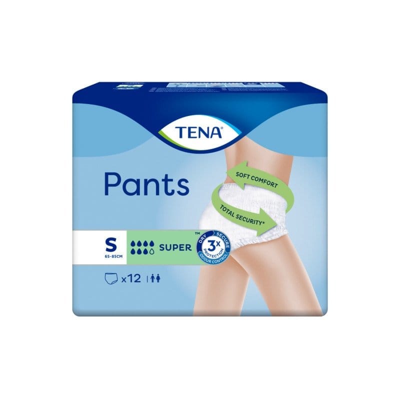 Tena Super Incontinence Pants Small x 12 x 4 Packs - Tena EasyMeds Pharmacy