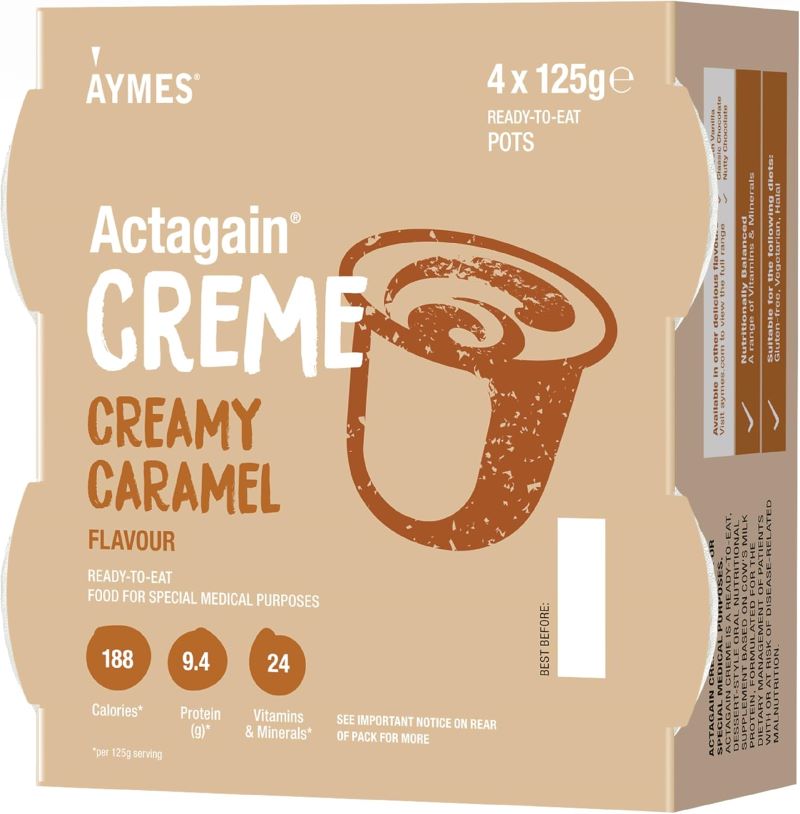 Actagain CREME Creamy Caramel 4x125g