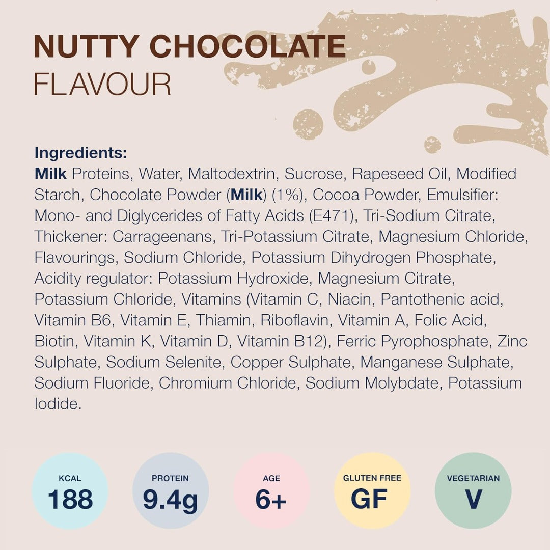Actagain CREME Nutritional Dessert Nutty Choc 4x125g
