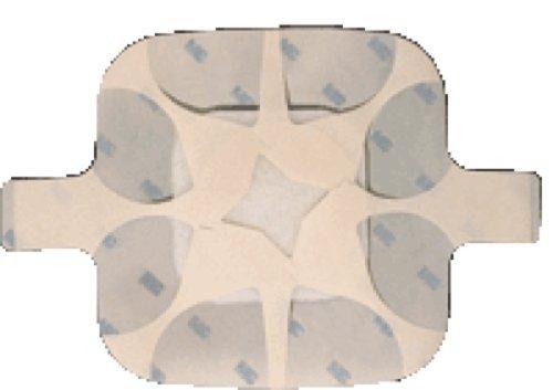 3M Tegaderm Foam Adhesive Dressing, 8.8cm x 8.8cm, Pack of 10 2972222