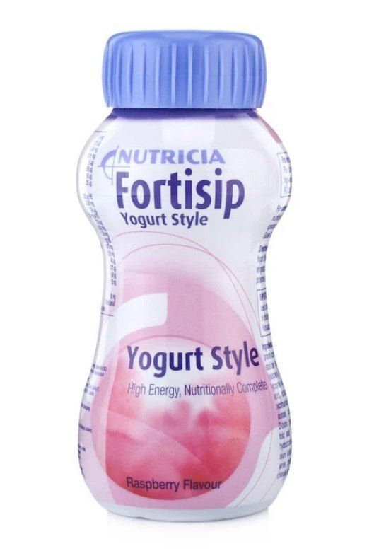 24 x Fortisip Raspberry Yoghurt Style High Energy Supplement 200ml -   Fortisip EasyMeds Pharmacy