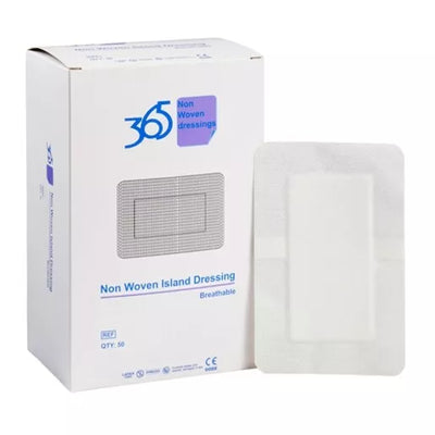 365 Non-woven Island Dressings 8cm x 15cm x 50