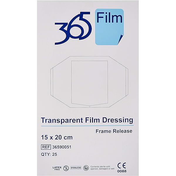365 Film Wound Dressings 15cm x 20cm -   365 Healthcare EasyMeds Pharmacy