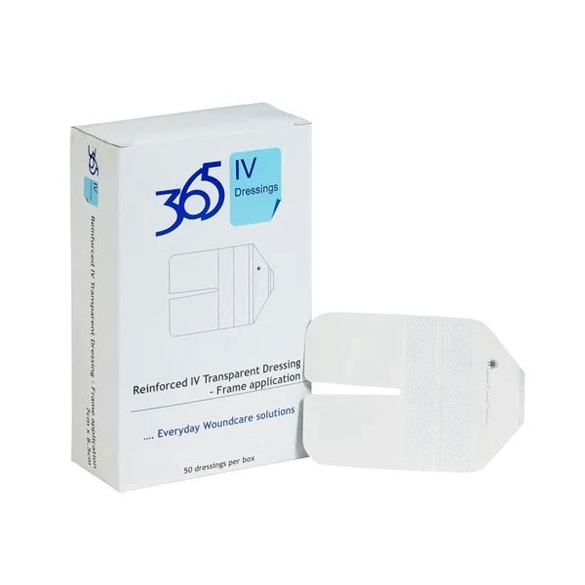 365 IV Latex Free Reinforced Dressings 5cm x 5.7cm -   365 EasyMeds Pharmacy
