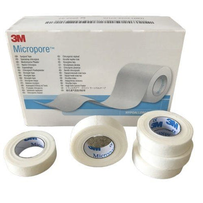 3M Micropore Hypoallergenic Surgical Tape 2.5cm x 9.1m - Dressings, First Aid... -   3M EasyMeds Pharmacy
