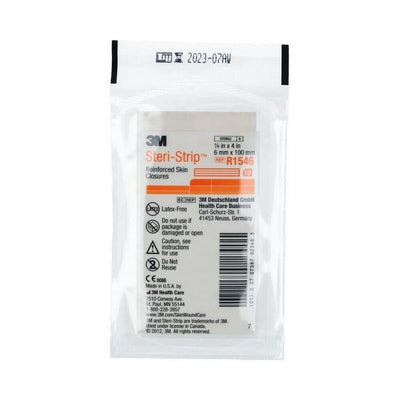 3M Steri-Strip Reinforced Skin Closures 6mm x 100mm | 1 Pack of 10 Strips | R1546 -   Steri-Strip EasyMeds Pharmacy