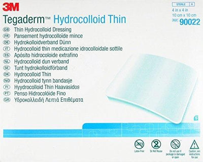 3M Tegaderm Hydrocolloid Thin Dressing, 10cm x 10cm, Pack of 5 -   3M EasyMeds Pharmacy