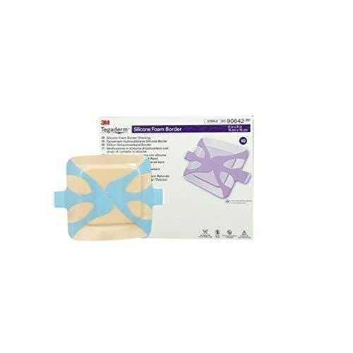 3M Tegaderm Silicone Foam Border Dressing 15cm x 15cm x10 90642 -   Tegaderm EasyMeds Pharmacy