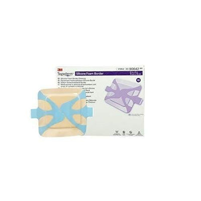 3M Tegaderm Silicone Foam Border Dressing 15cm x 15cm x10 90642 -   Tegaderm EasyMeds Pharmacy