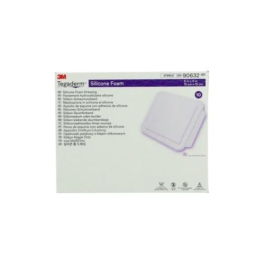3M Tegaderm Silicone Foam Non Bordered Dressing 15cm x 15cm x10 90632 -   Tegaderm EasyMeds Pharmacy
