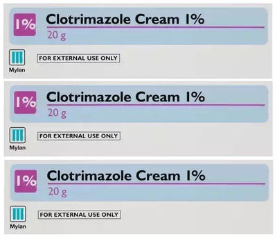 3 x Clotrimazole Cream 1% Fungal Skin Treatment 20g -   EasyMeds Healthcare LTD EasyMeds Pharmacy