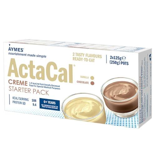 Aymes ActaCal Creme Dessert-Style Nutritional Supplement Starter Pack 2 x 125g