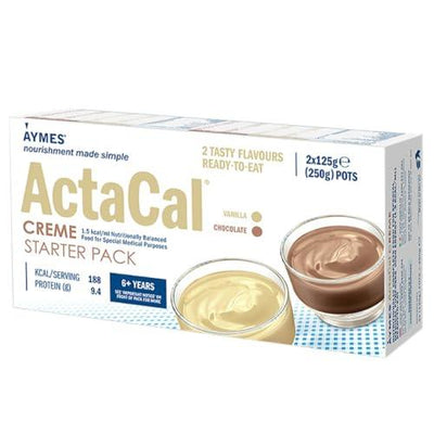 Aymes ActaCal Creme Dessert-Style Nutritional Supplement Starter Pack 2 x 125g