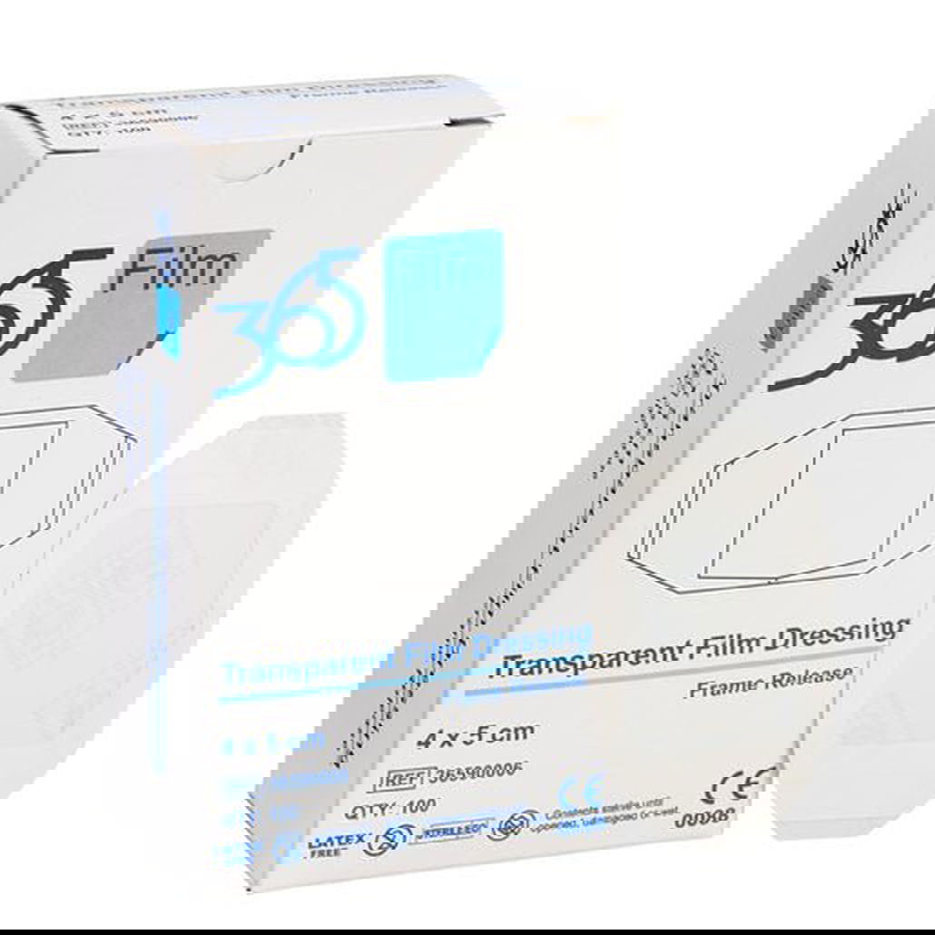 365 Film Wound Dressings 4cm x 5cm x 100/50 -   365 Healthcare EasyMeds Pharmacy