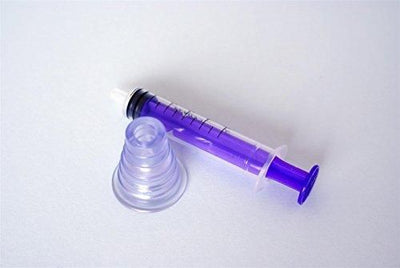 5ml Oral Syringe with Bottle Adapter (Pack of 50) Purple, Latex Free -   Medi EasyMeds Pharmacy