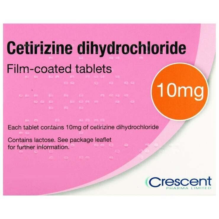 6 x Cetirizine 10mg Tablets - Pack of 30 (180 tablets) -   EasyMeds Healthcare LTD EasyMeds Pharmacy