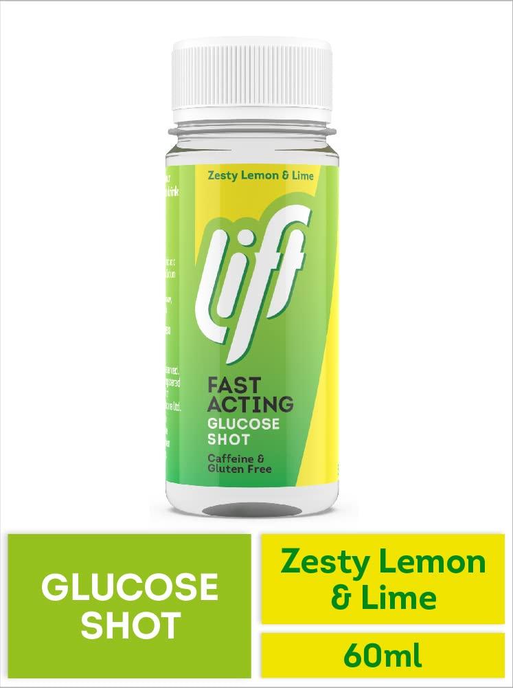 Lift | Fast-Acting Glucose Energy Juice Shots | Lemon & Lime | 12 Pack of 60 ml 3399797 20.38 Q0
