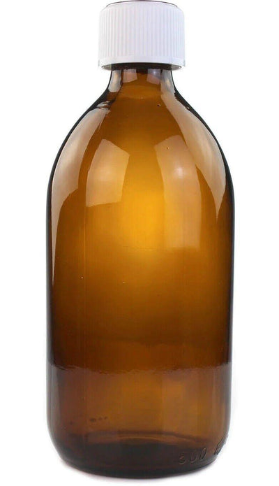Medicine Amber Glass Bottles & Cap 60ml for Tablets/Liquids | Child-resistant -   EasyMeds EasyMeds Pharmacy