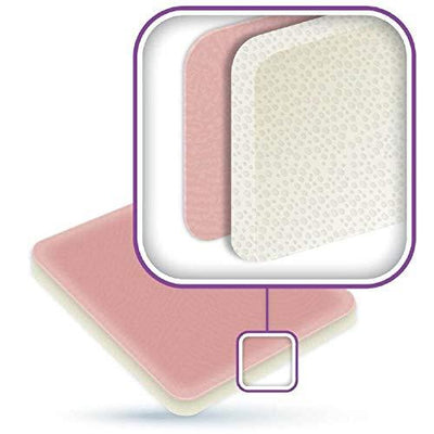 Activheal Non-Adhesive Foam Wound Dressings 5cm x 5cm, Pack of 10