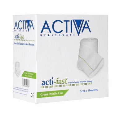 Acti-Fast Actifast Green Elasticated Viscose Stockinette 5cm x 3m
