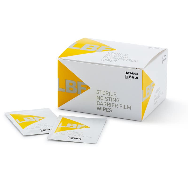 CliniMed LBF Sterile Protective Barrier Film Wipes x 30