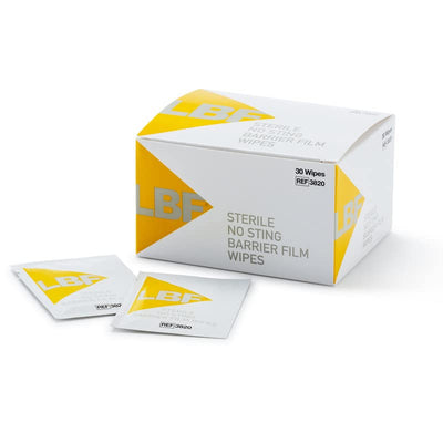 CliniMed LBF Sterile Protective Barrier Film Wipes x 30