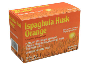 Ispaghula Husk Orange Sachets x 30/60 (Orange, Lemon, Original)