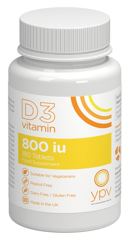 YPV Vitamin D3 800Iu Tabs 180 -   YPV EasyMeds Pharmacy
