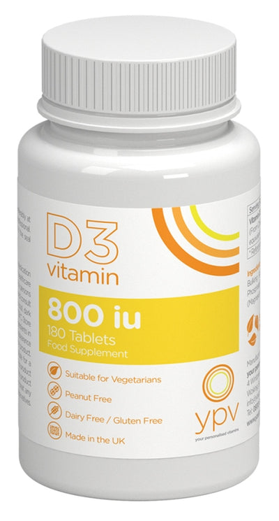 YPV Vitamin D3 800Iu Tabs 180 -   YPV EasyMeds Pharmacy
