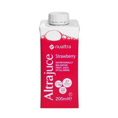 Nualtra Altrajuce High Energy Nutrional Supplement | Strawberry | 200ml x 12