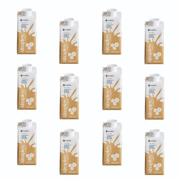 Nualtra Altraplen EnergyVanilla flavour 200ml x 12