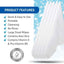 Luxura Shower Body Wipes x60 Bed in Bath No Rinse Bathing & Cleansing Wet Wipes